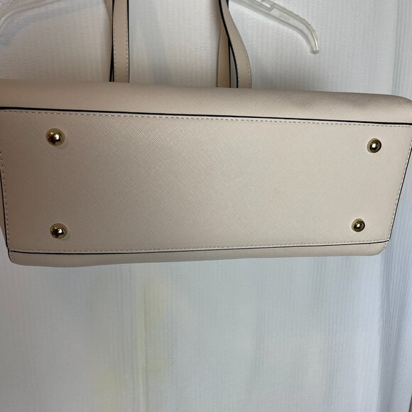 Vanessa Williams Large Faux Leather Tote Bag Like New Pre-owned Inside Pockets - Picture 7 of 7